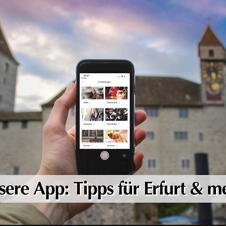 Schicke 80m2 3R Wohnung im Herzen Erfurts inkl Parkplatz Exterior foto