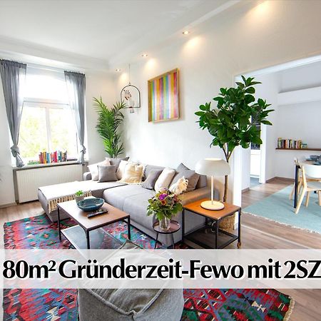 Schicke 80m2 3R Wohnung im Herzen Erfurts inkl Parkplatz Exterior foto